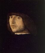 Gentile Bellini Portrait of a Young Man oil on canvas